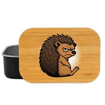 Igel Igelliebhaber Igelbesitzer Igelhalter Stachel - Lunch Box - Schwarz - Vorne
