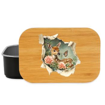 Deer Fawn - Lunch Box - black - Front