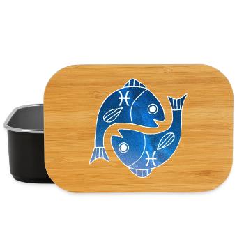 Fische und das Universum - Lunch Box - Schwarz - Vorne