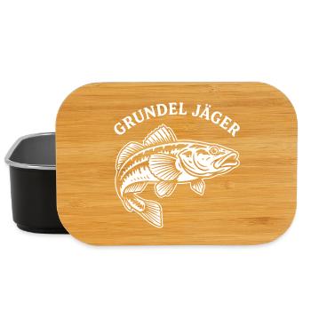 Grundel Jäger Fisch-Design - Lunch Box - Schwarz - Vorne