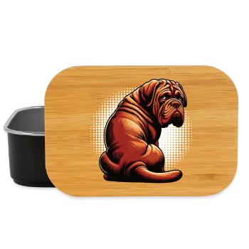 Mastiff de Bordeaux Propriétaire du Mastiff de Bordeaux - Boîte à goûter - noir - Devant