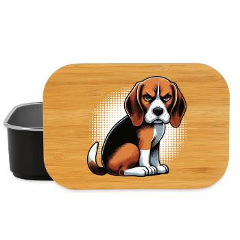 Beagle Beagle owner Beagle owner beagle dog - Lunch Box - black - Front