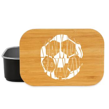 Los geht's Team Brasilien Fußball verzerrter Typ Burst - Lunch Box - Schwarz - Vorne