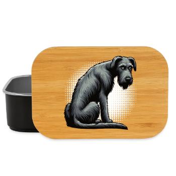 Irischer Wolfshund Wolfshundbesitzer Wolfshundfan - Lunch Box - Schwarz - Vorne