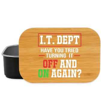 Tech Support - Lunch Box - Schwarz - Vorne
