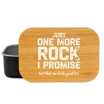 Geology Stone Search Gift for Naturalist - Lunch Box - black - Front