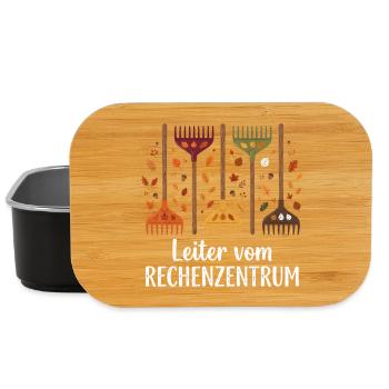 Rechenzentrum Gärtner Nerd Computer Spruch Garten - Lunch Box - Schwarz - Vorne