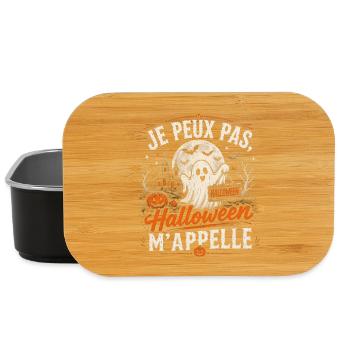 Je peux pas, Halloween m'appelle - Boîte à goûter - noir - Devant