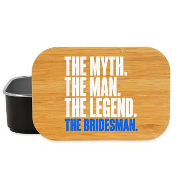 The Myth The Man The Legend The Bridesman - Lunch Box - black - Front