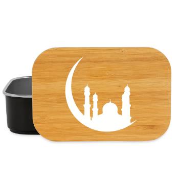 mosque islam crescent relegion faith turkey demo - Lunch Box - black - Front