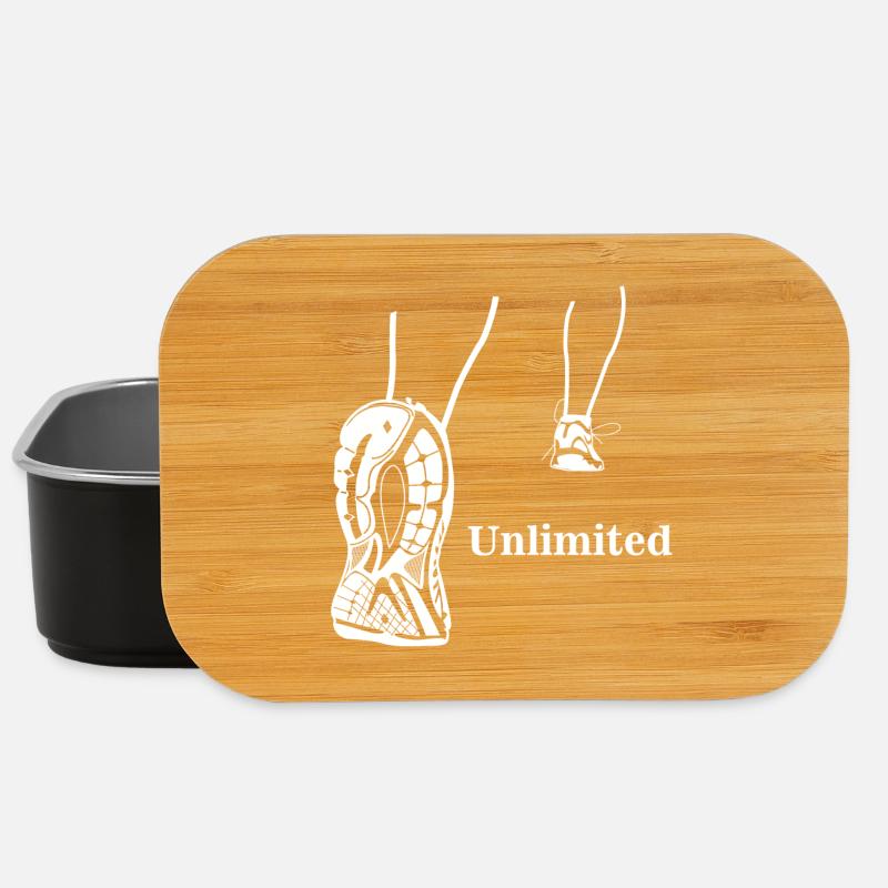 Unlimited - Laufdesign - Lunch Box - Schwarz