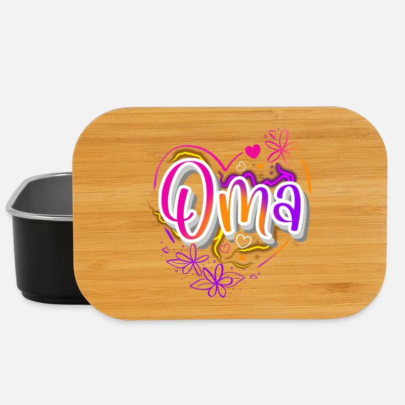 Oma - Lunch Box - Schwarz