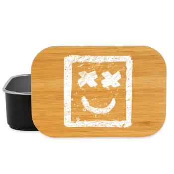 Be Happy Graffiti - Cool Street Art Punk Smile - Lunch Box - black - Front