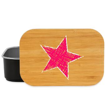 STERN. STERNE. STERN. STERNE. FEST. JAHRESTAG - Lunch Box - Schwarz - Vorne