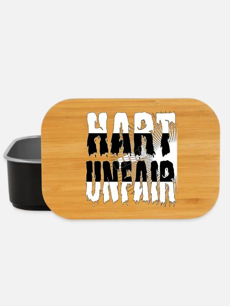 HART und UNFAIR - Lunch Box - Schwarz