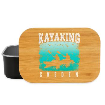 Kayak Suède - Canoë - Rafting Suède - Boîte à goûter - noir - Devant