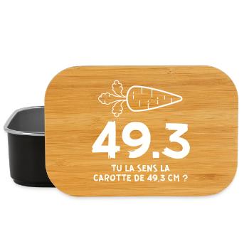 retraite, réforme des retraites, 49 3 - Boîte à goûter - noir - Devant