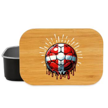 EM 2024 Dänemark Fan-Shirt - Lunch Box - Schwarz - Vorne