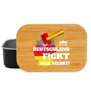 Deutschland F!ckt sich selbst ! - Lunch Box - Schwarz - Vorne