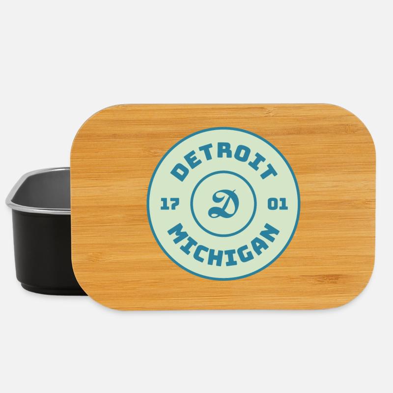 Detroit - Lunch Box - Schwarz