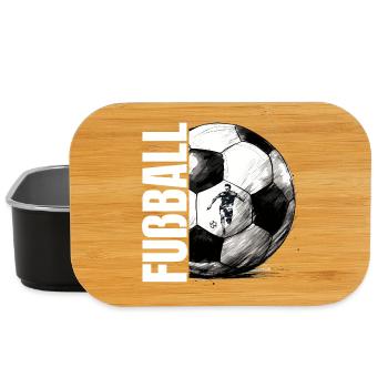 Fußball - Lunch Box - Schwarz - Vorne