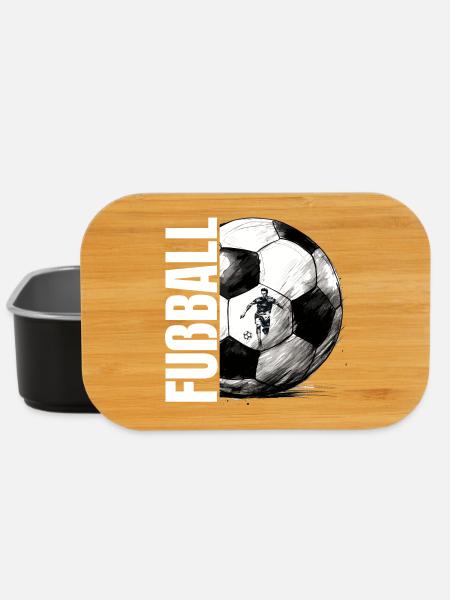 Fußball - Lunch Box - Schwarz