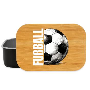 Fußball - Lunch Box - Schwarz - Vorne
