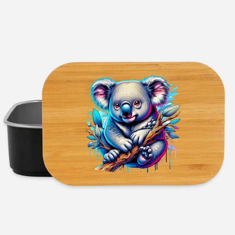Koala - Boîte à goûter - noir
