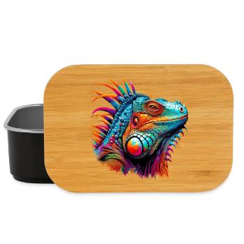 Iguana - Lunch Box - black - Front