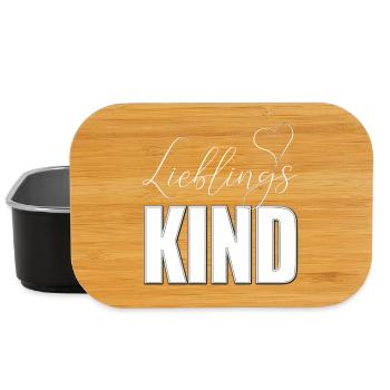 Favorite child Favorite child with heart - Lunch Box - black - Front
