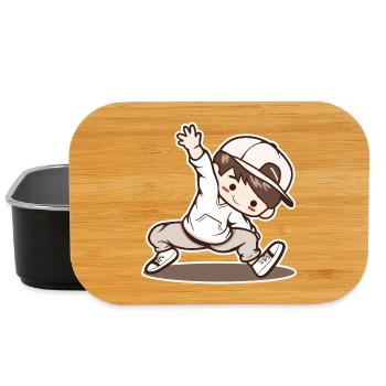 Kleiner Breakdancing Junge - Lunch Box - Schwarz - Vorne
