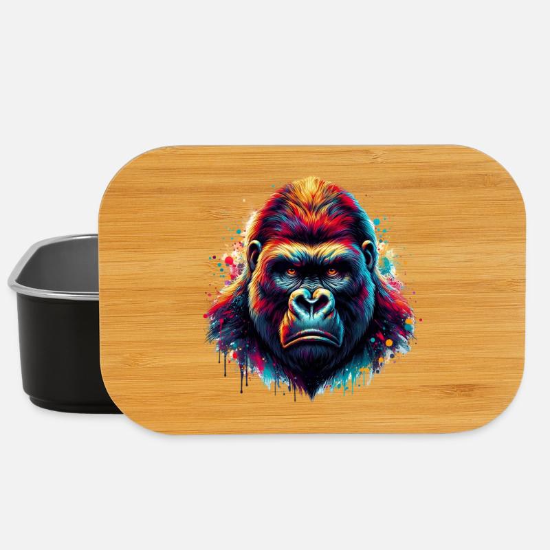 Gorilla - Lunch Box - Schwarz