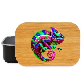 Chamäleon - Lunch Box - Schwarz - Vorne