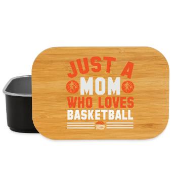 Basketball Mom - Nur eine Mutter, die Basketball liebt - Lunch Box - Schwarz - Vorne