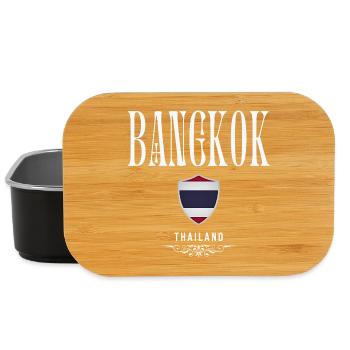 I Love Bangkok, Bangkok Thailand - Lunch Box - black - Front