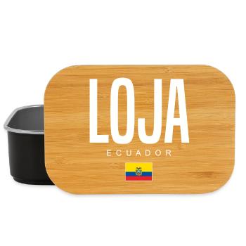 Loja Ecuador Ecuadorianer - Lunch Box - Schwarz - Vorne