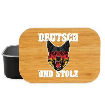 Deutscher Schäferhund - Lunch Box - Schwarz - Vorne