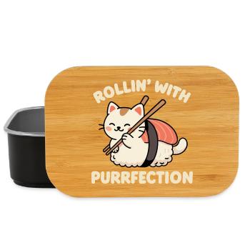Rollin' mit Purrfection - Lunch Box - Schwarz - Vorne