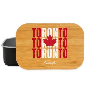 Toronto, Kanada, ich liebe Toronto - Lunch Box - Schwarz - Vorne