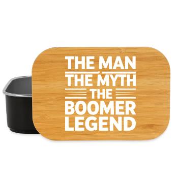The Man The Myth The Boomer Legend Proud Boo - Lunch Box - black - Front