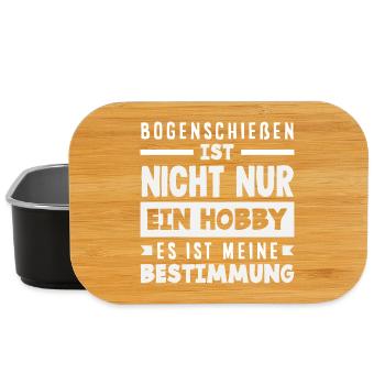 I go archery - Lunch Box - black - Front