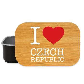I love Czech Republic Tschechien - Lunch Box - black - Front