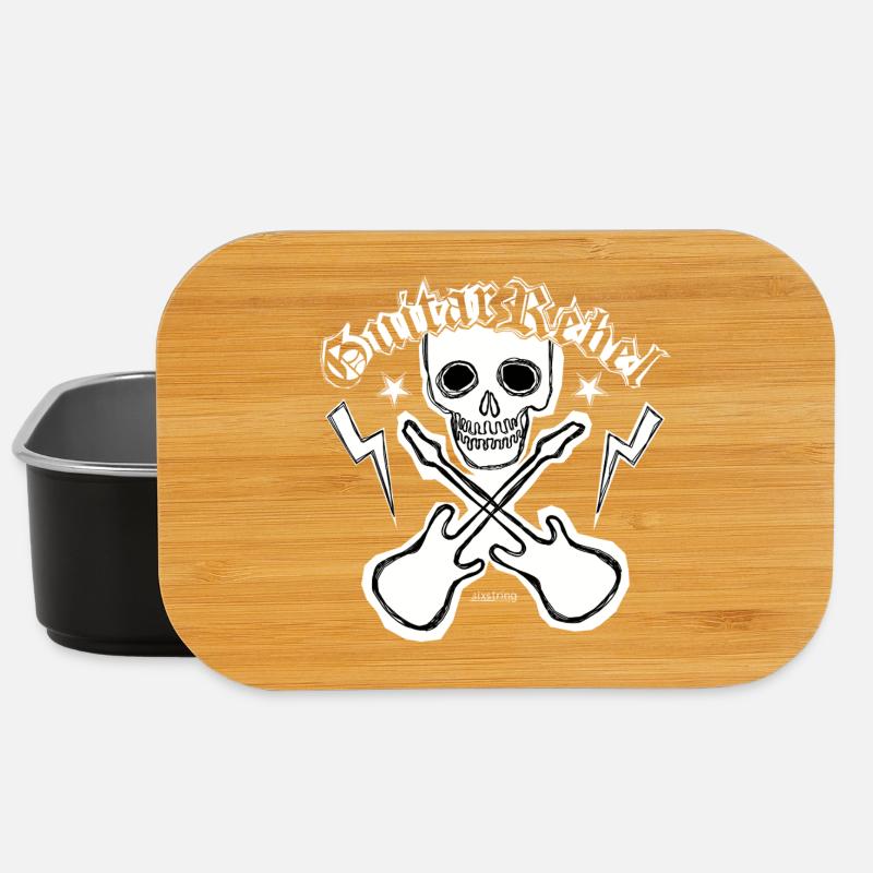 Guitare Rebel - Patchstyle - Boîte à goûter - noir