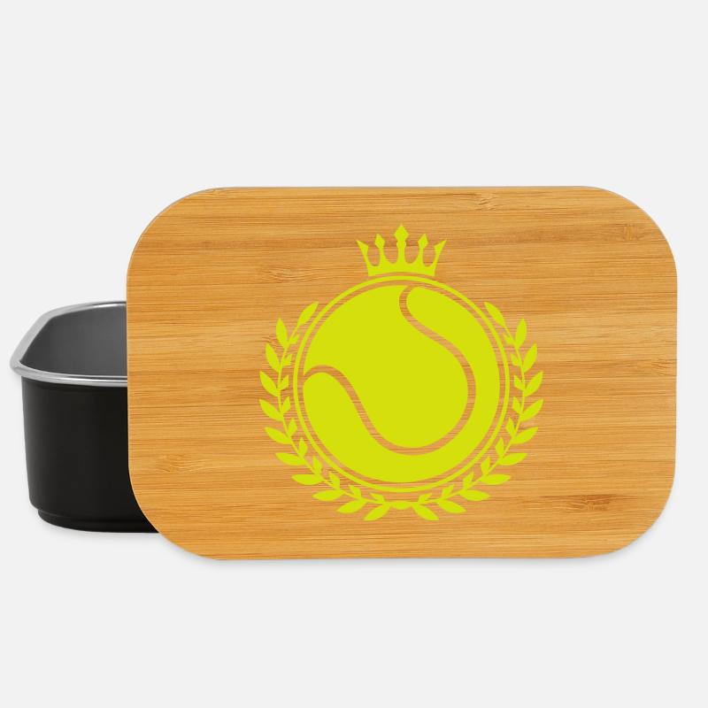 Tennis Symbol - Lunch Box - Schwarz