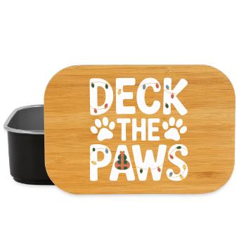 Fête de Noël Deck the Paws - Boîte à goûter - noir - Devant