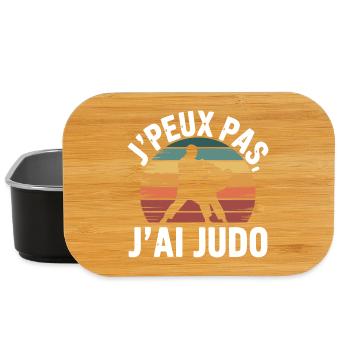 I can't I have judo humor gift - Lunch Box - black - Front