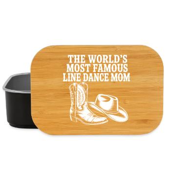 Weltberühmte Line-Dance-Mama Western - Lunch Box - Schwarz - Vorne
