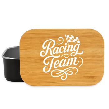 Racing Team Racing Flag - Lunch Box - black - Front