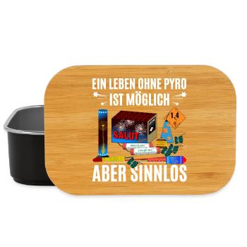 Pyro Experte - Lunch Box - Schwarz - Vorne