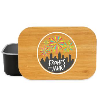 Frohes Neues Jahr 2026 Lustiges Silvester Geschenk - Lunch Box - Schwarz - Vorne